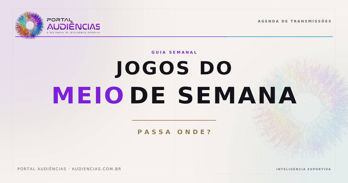 Jogos do meio de semana — Portal Audiências